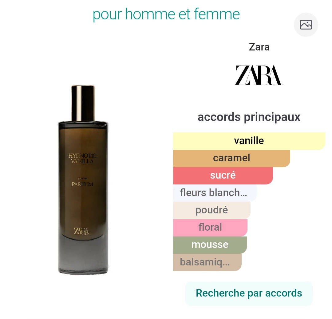 Hypnotic Vanilla Zara
