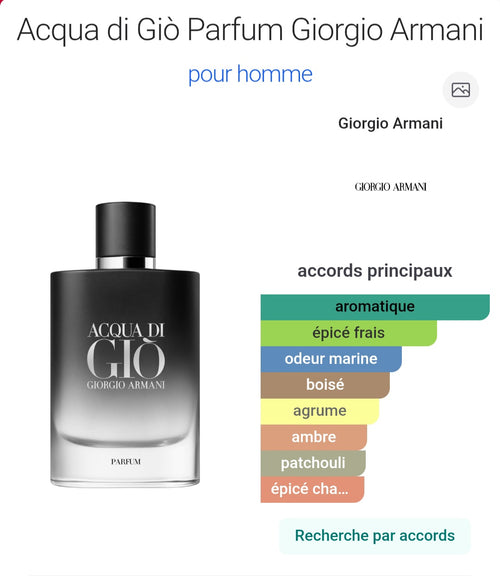 Acqua di Giò Parfum Giorgio Armani